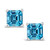 Swiss Blue Topaz (2-3/4 ct. t.w.) Stud Earrings in Sterling Silver