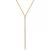 Pavé Rose by EFFY® Diamond Vertical Bar Pendant Necklace (1/8 ct. t.w.) in 14k Rose, Yellow, and White Gold