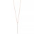 Pavé Rose by EFFY® Diamond Vertical Bar Pendant Necklace (1/8 ct. t.w.) in 14k Rose, Yellow, and White Gold