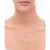 Diamond Halo 18" Pendant Necklace (3/4 ct. t.w.) in 14k White, Yellow or Rose Gold