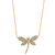 EFFY® Diamond Dragonfly 18" Pendant Necklace (3/4 ct. t.w.) in 14k Gold