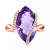 Sunset by EFFY® Marquise-Cut Pink Amethyst (6-7/8 ct. t.w.) and Diamond (1/8 ct. t.w.) Wrap Ring in 14k Gold (Also in Citrine, Lemon Quartz, Green Quartz, Smoky Quartz & Blue Topaz)