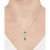 Gemstone & Diamond (1/5 ct. t.w.) Layered 18" Pendant Necklace