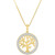 Diamond Tree 18" Pendant Necklace (1/10 ct. t.w.) in 14k Gold-Plated Sterling Silver