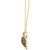 Diamond (3/8 ct. t.w.) & Passion Ruby (1/20 ct. t.w.) Turtle Pendant Necklace in 14k Gold, 18" + 2" extender