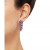 Amethyst Floral Drop Earrings (8 ct. t.w.) in Sterling Silver (Also in Swiss Blue Topaz)