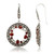 Garnet (1-5/8 ct. t.w.) & Marcasite Earrings in Sterling Silver