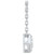 Diamond Honeycomb Solitaire Pendant Necklace (1/2 ct. t.w.) in 14k White or Yellow Gold, 16" + 2" extender