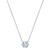 Diamond Honeycomb Solitaire Pendant Necklace (1/2 ct. t.w.) in 14k White or Yellow Gold, 16" + 2" extender