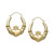 10k Gold Earrings, Claddagh Hoops
