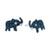 Crystal Pavé Elephant Stud Earrings in Sterling Silver, Created for Macy's