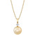 Cultured Golden South Sea Pearl (11mm) & Diamond (1/10 ct. t.w.) 18" Pendant Necklace in 14k Gold