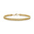 Circle Braided Bracelet in 14k Gold