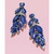 Blue Sapphire (6-1/2 ct. t.w.) & White Sapphire (1/2 ct. t.w.) Chandelier Earrings in Sterling Silver, Created for Macy's