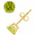 Peridot (1 ct. t.w.) Stud Earrings in 14K White or Yellow Gold