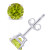 Peridot (1 ct. t.w.) Stud Earrings in 14K White or Yellow Gold