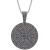 Men's Diamond Circle 22" Pendant Necklace (1/2 ct. t.w.) in Sterling Silver (Also in Black Diamond)
