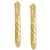 Round Twist Small Hoop Earrings in 10k Gold, 5/8"
