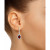 Rhodolite Garnet (1-7/8 ct. t.w.) & Diamond (1/3 ct. t.w.) Leverback Drop Earrings in Sterling Silver (Also in Citrine, Blue Topaz, Amethyst, Peridot, & Opal)