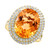 EFFY® Citrine (9-1/3 ct. t.w.) & Diamond (1 ct. t.w.) Halo Ring in 14k Gold