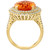 EFFY® Citrine (9-1/3 ct. t.w.) & Diamond (1 ct. t.w.) Halo Ring in 14k Gold