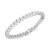 Diamond Tennis Bracelet in Sterling Silver (1/2 ct. t.w.)