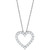 Lab Grown Diamond Heart Pendant Necklace (1 ct. t.w.) in 14k White Gold, 16" + 2" extender