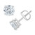 Diamond Stud Earrings (2 ct. t.w.) in 14k White or Yellow Gold