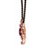 Crazy Collection® Multi-Gemstone Swirl Silk Cord 20" Pendant Necklace (8-1/2 ct. t.w.) in 14k Rose Gold