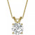 Moissanite Solitaire Pendant 1 ct. t.w. Diamond Equivalent in 14k White or Yellow Gold