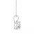 Moissanite Solitaire Pendant 1 ct. t.w. Diamond Equivalent in 14k White or Yellow Gold