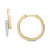Diamond Bypass Hoop Earrings (1/6 ct. t.w.) in 14k Gold, Created for Macy's