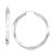 Polished Twist Hoop Earrings in 14k Gold Over Silver or 14k White Gold Over Silver