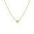 Diamond Bezel-Set Solitaire Pendant Necklace (1/4 ct. t.w.) in 14k Gold, 16" + 2" extender