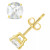 White Topaz (1-1/8 ct. t.w.) Stud Earrings in 14K White or Yellow Gold