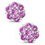 Pink Sapphire (1-1/4 ct. t.w.) Stud Earrings in Sterling Silver