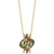 Multi-Gemstone (1-1/5 ct. t.w.) & Diamond (3/8 ct. t.w.) Abstract Cluster 18" Pendant Necklace in 14k Gold