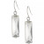 Crystal Rectangle Drop Earrings in Sterling Silver, Created for Macy's