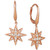Nude Diamonds™ Celestial Star Drop Earrings (3/8 ct. t.w.) in 14k Rose Gold