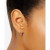 Cubic Zirconia In & Out Small Hoop Earrings in Sterling Silver, 0.625", Created for Macy's