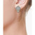 EFFY® Diamond Cluster Statement Earrings (1/3 ct. t.w.) in Sterling Silver & 18k Gold