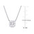 Lab-Created Moissanite Solitaire 17" Pendant Necklace (1-3/4 ct. t.w.) in 14k White Gold