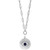 EFFY® Sapphire (1/5 ct. t.w.) & Diamond (3/8 ct. t.w.) Evil Eye 16" Pendant Necklace in Sterling Silver