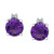 Amethyst (2-3/8 ct. t.w.) & Diamond Accent Stud Earrings in Sterling Silver