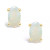 Opal (1/3 ct.t.w) Stud Earrings in 14K White Gold or 14K Yellow Gold