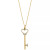 Pave Rose by EFFY® Diamond Diamond Heart Key Pendant (1/5 ct. t.w.) in 14k Rose Gold