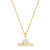 Children's Princess Tiara 15" Pendant Necklace in 14k Gold