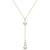 Cultured Freshwater Pearl (4-8mm) 18" Lariat Necklace in 14k Gold