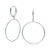Circle Dangle Hoop Drop Earrings, Created for Macy's