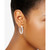 Medium Rounded Twist Hoop Earrings in Sterling Silver, 1.1", Created for Macy's